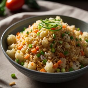 3. Cauliflower Infused “Fried Rice” (Sub-200 Calories per Bowl)
