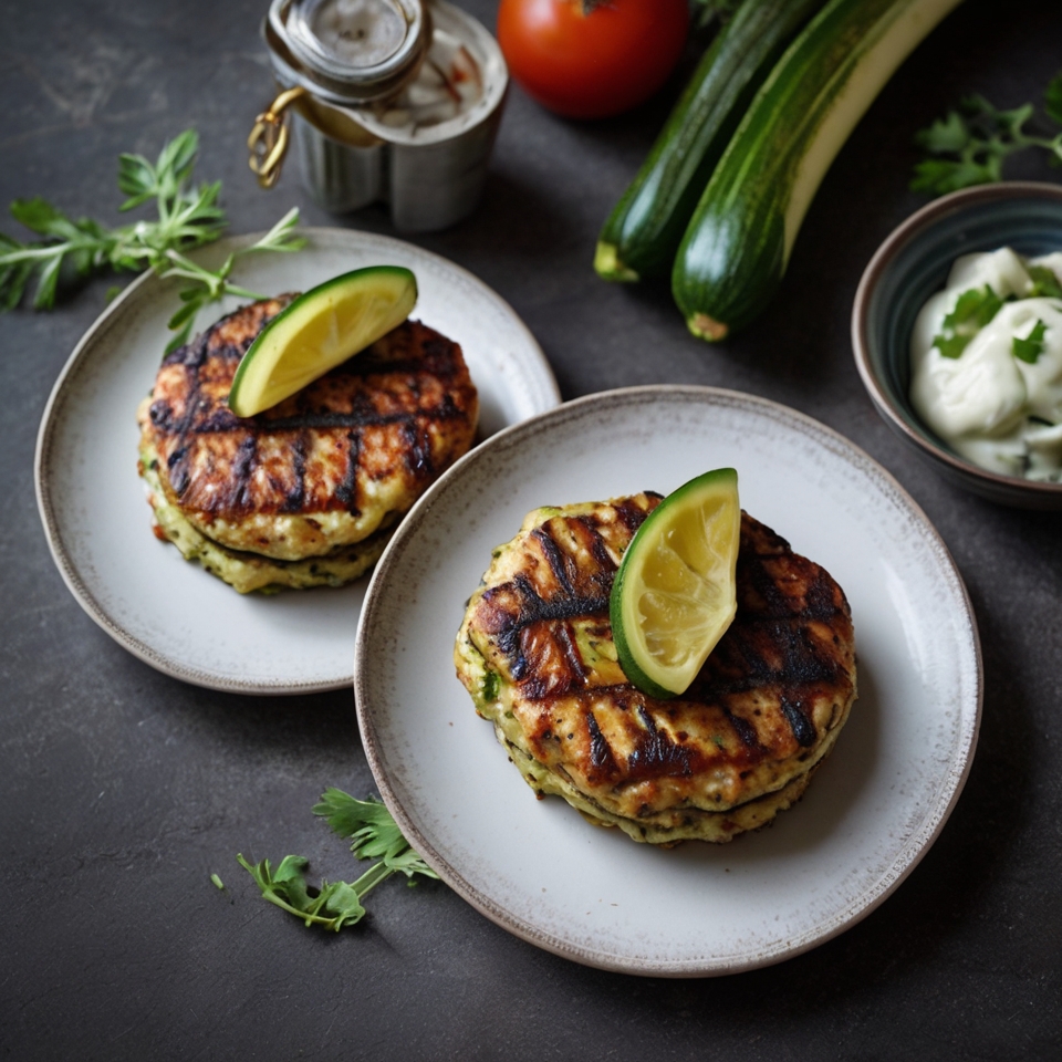 . Turkey-Zucchini Fire-Grilled Patties